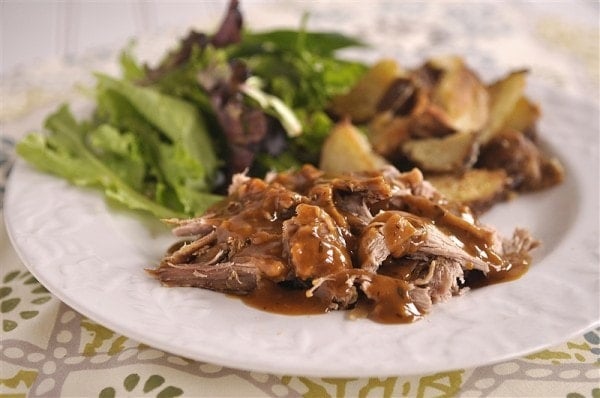 Brown Sugar Pork Tenderloin with Roasted Parmesan Potatoes