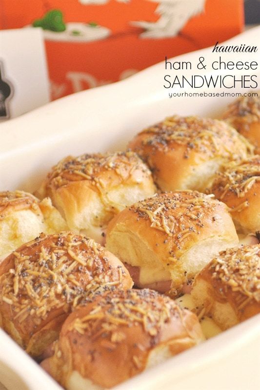 Hot Ham and Cheese Sliders