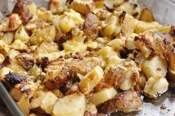 Roasted Bacon Cheesy Potatoes