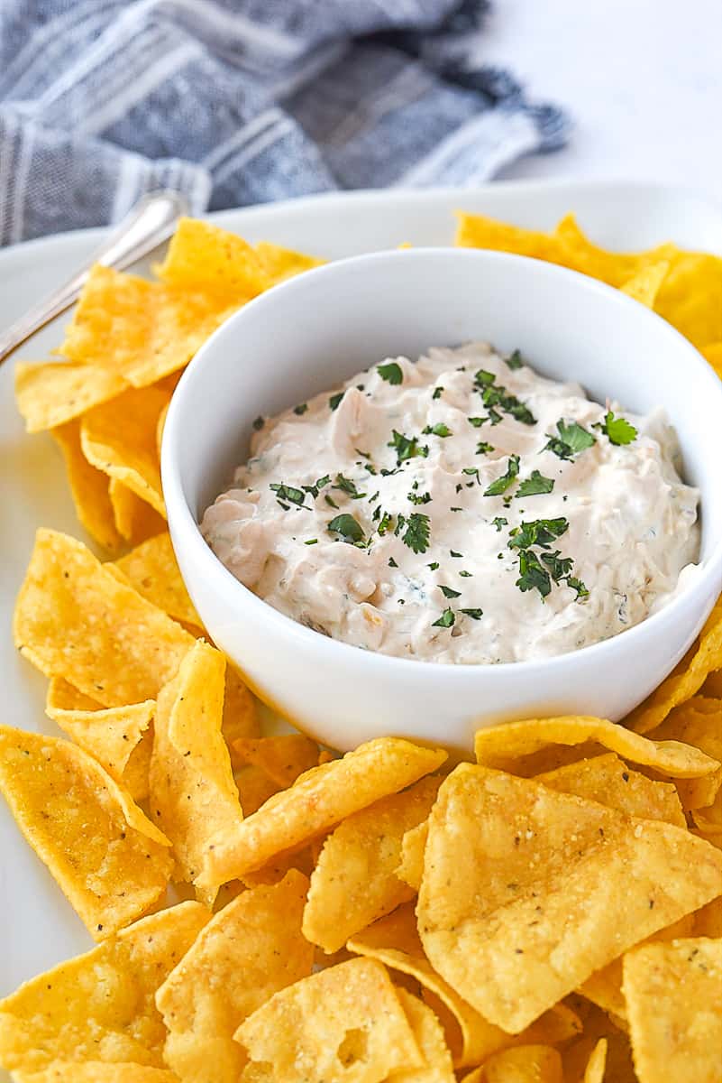white bowl of chipotle dip