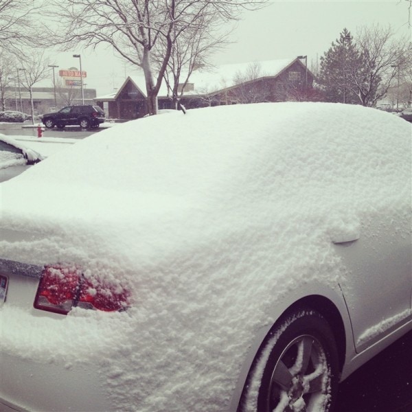 Snow on Car