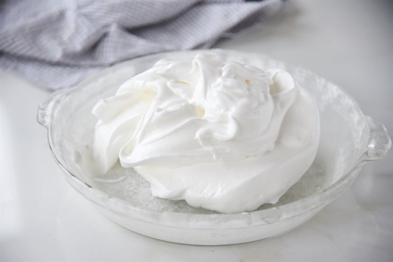 Meringue crust