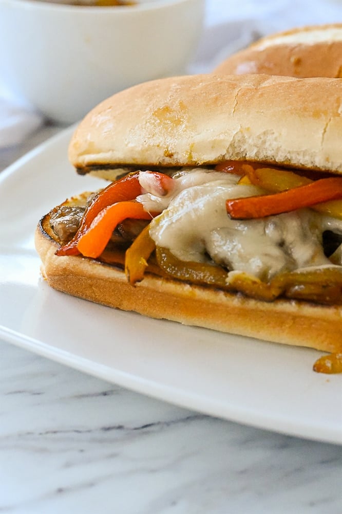 cheese steak sandwich