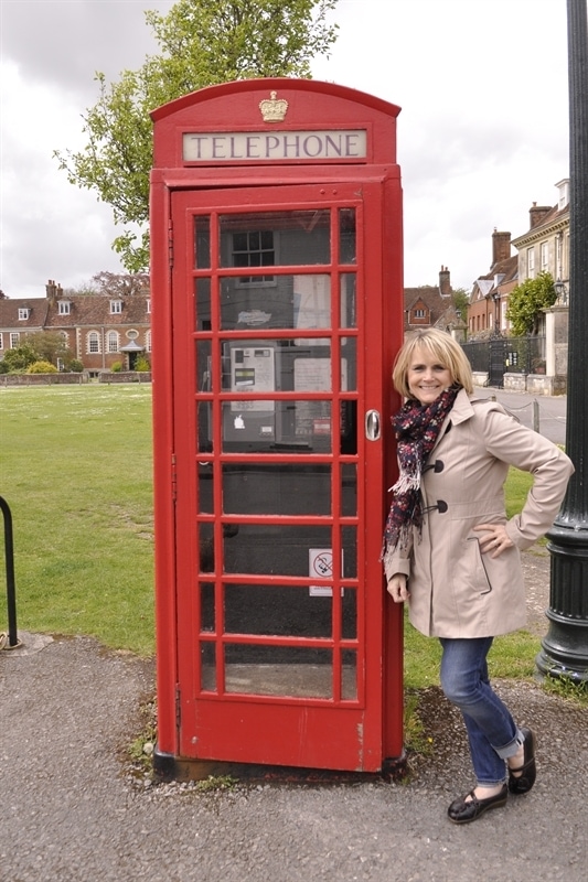 English phone booth