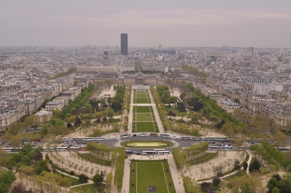 View from the Eiffel Tower