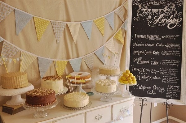 Cake Buffet Wedding