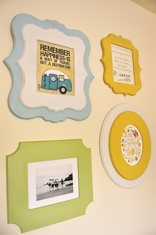 Cut It Out Frames - wall collage tutorial