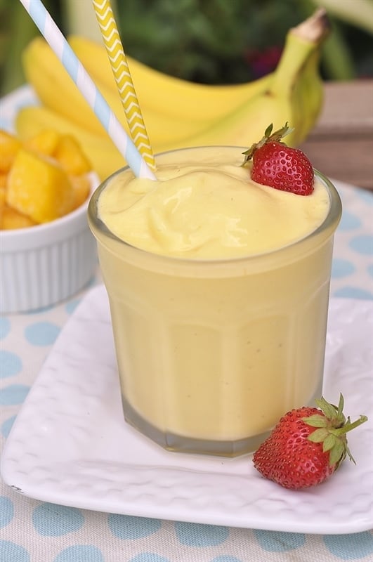 Banana Mango Smoothie Recipe by Leigh Anne Wilkes