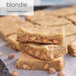 pile of butterscotch blondies