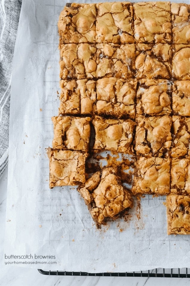 Butterscotch Brownies {Nordy Bars} Recipe by Leigh Anne Wilkes
