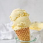 Scoops of Lemon Ice cream