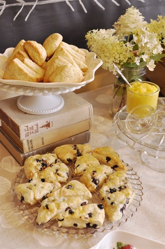 tea party scones