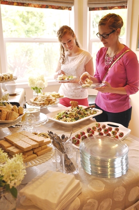 Tea Party at Bridal Shower