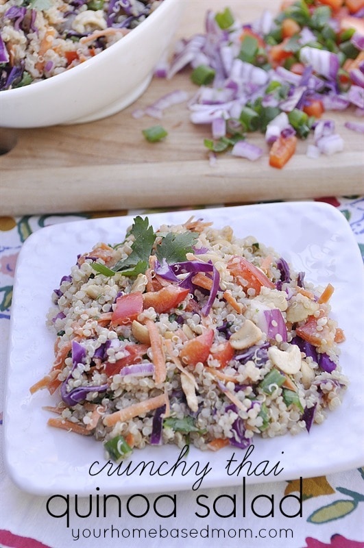 Thai Peanut Quinoa Salad