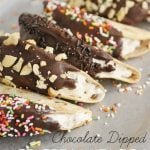 row of ice cream tacos