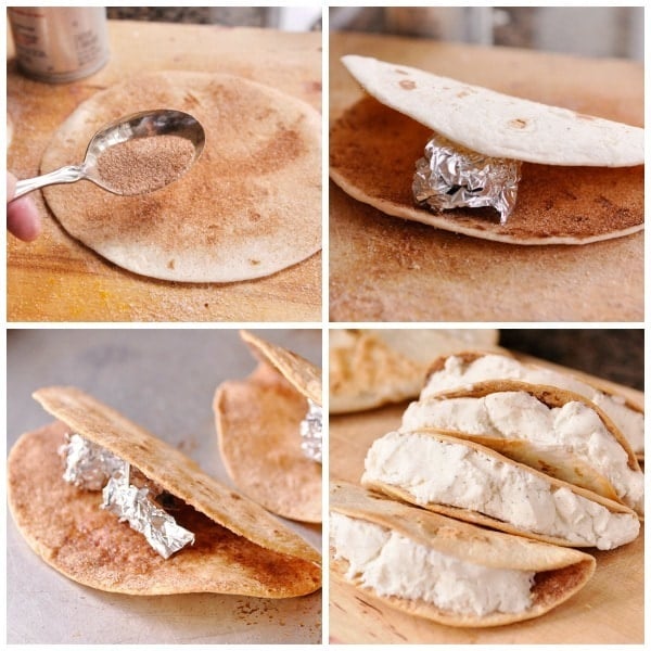 Ice Cream Tacos step by step