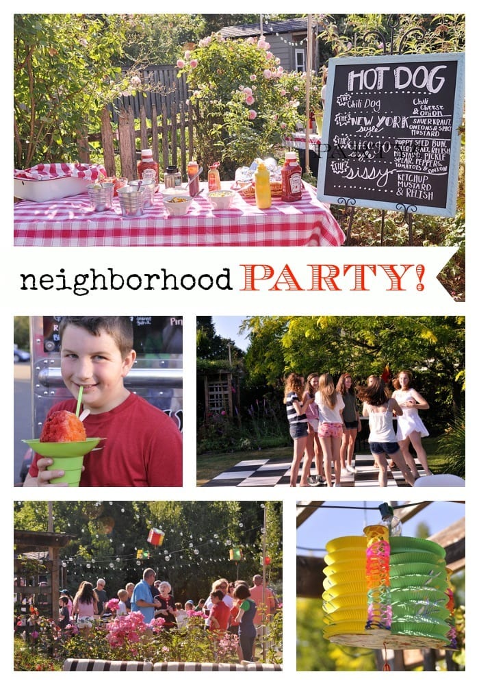 Neighborhood Party Idea