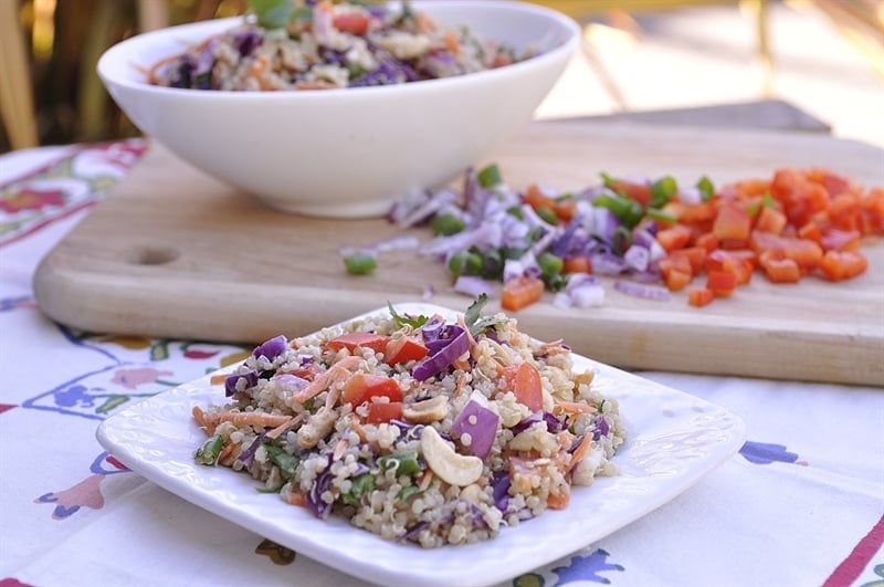 Thai Peanut Quinoa Salad