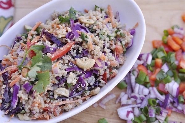 Thai Peanut Quinoa Salad