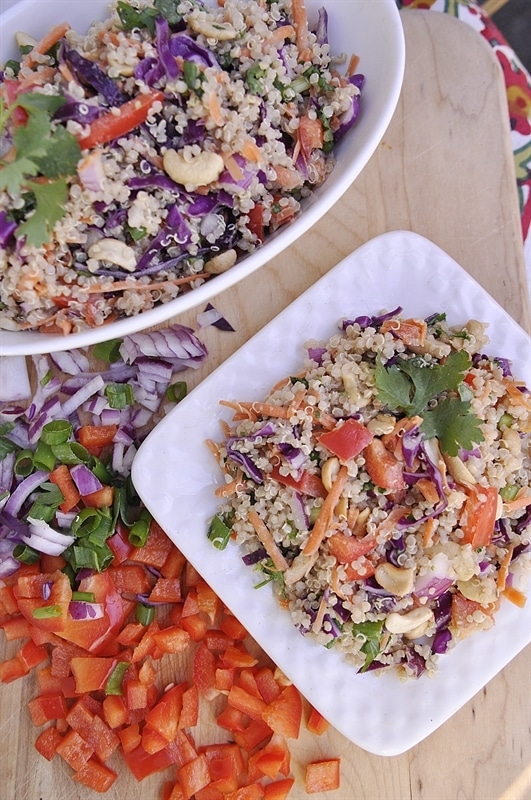 Thai Peanut Quinoa Salad