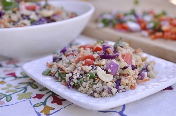 Thai Peanut Quinoa Salad