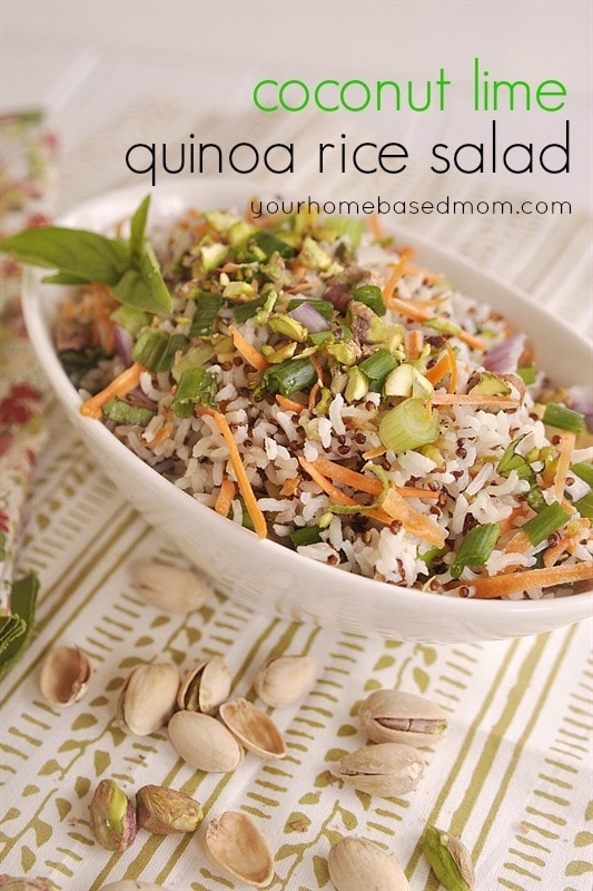 Coconut Lime Quinoa Rice Salad