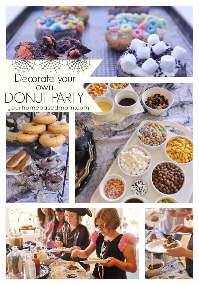 Decorate your own donut party