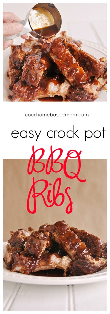Easy Crock Pot BBQ Ribs  Your Homebased Mom