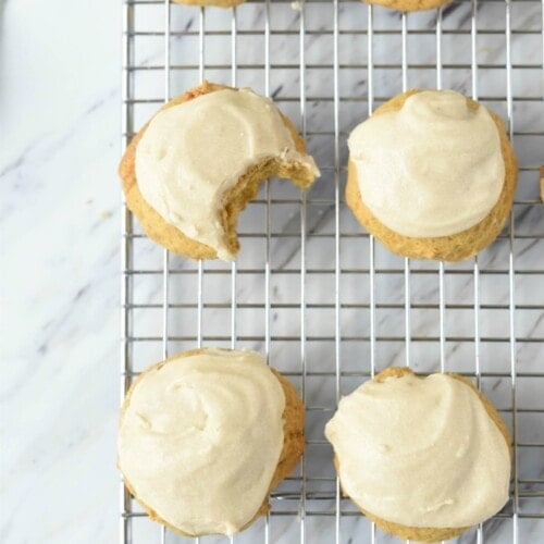 Pumpkin Cookies Recipe From Your Homebased Mom Maple Frosting