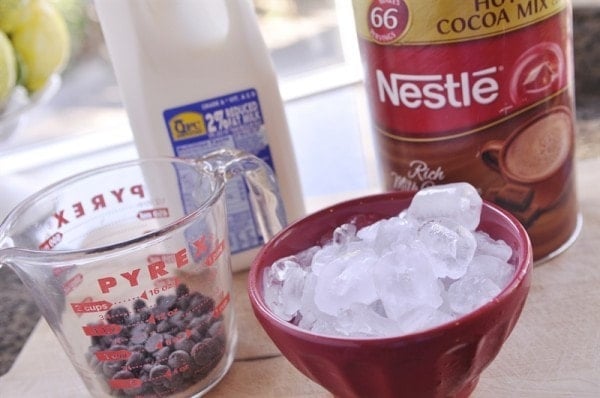 frozen hot chocolate