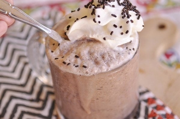 frozen hot chocolate