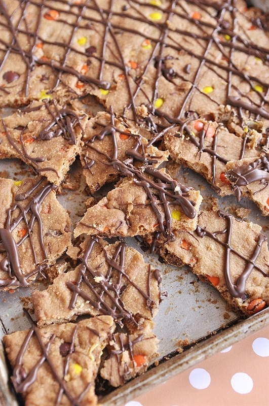 peanut butter cookie bark