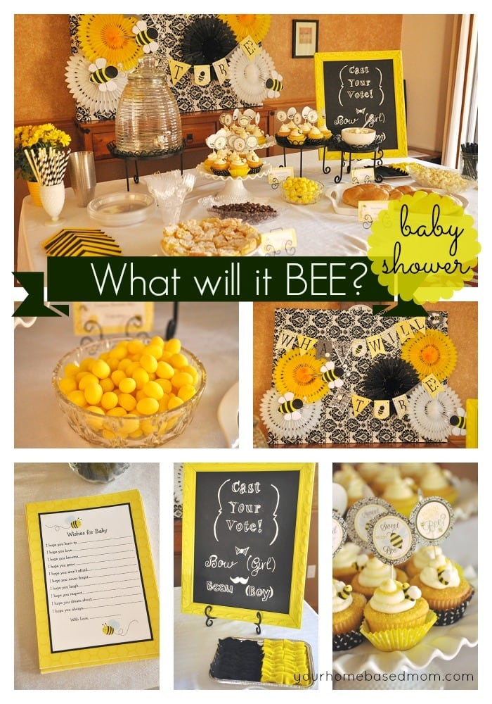 Bumble Bee Shower Theme