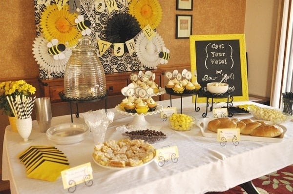 Bumble Bee Shower Theme