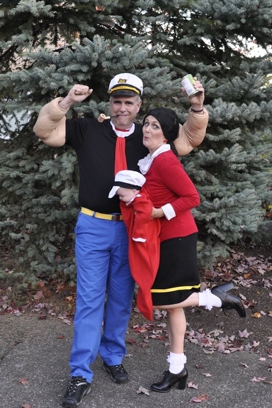 Popeye and Olive Oyl