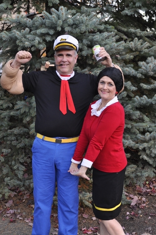 Popeye and Olive Oyl