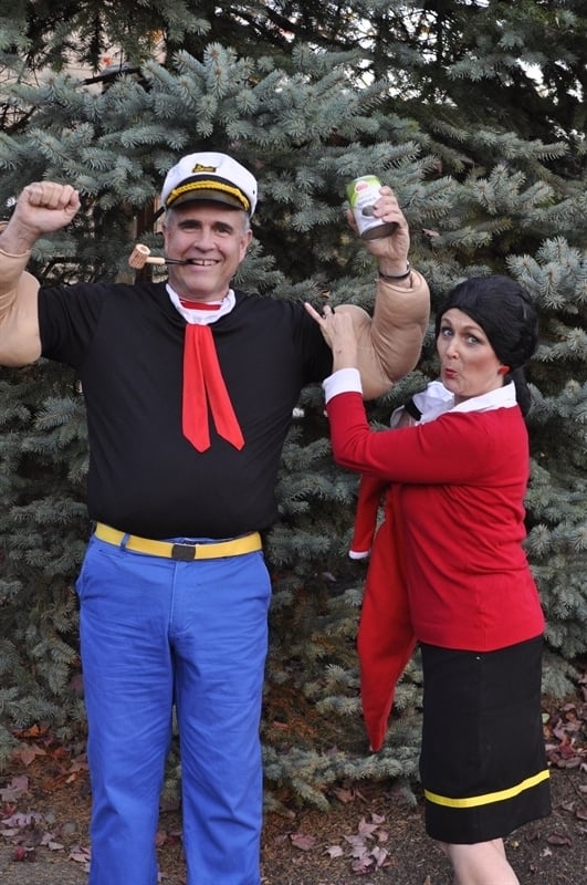 Popeye and Olive Oyl