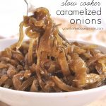 bowl of caramelized onions