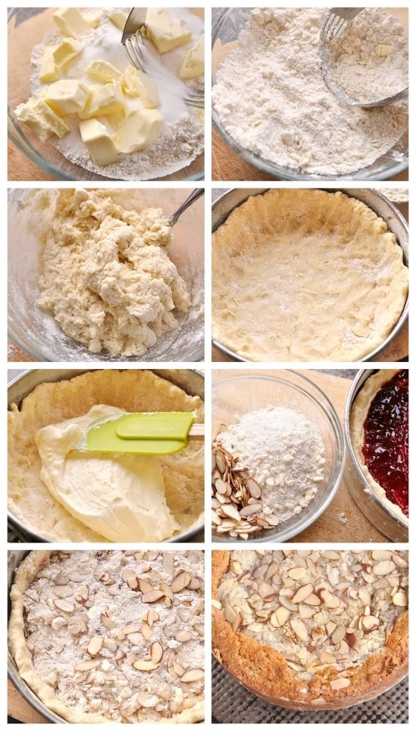 Raspberry Cream Cheese Coffee Cake Step by Step