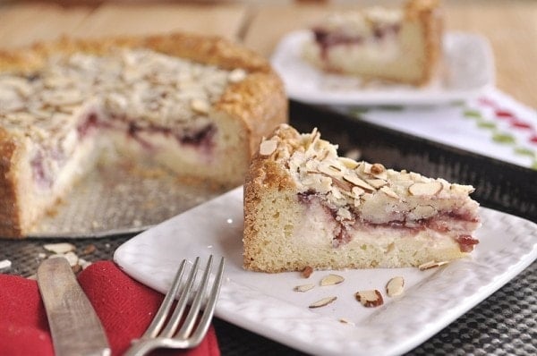 Raspberry Cream Cheese Coffee Cake