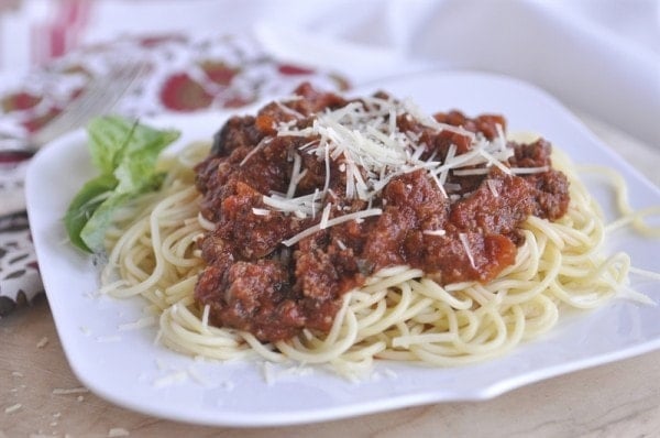 Slow Cooker Bolognese Sauce