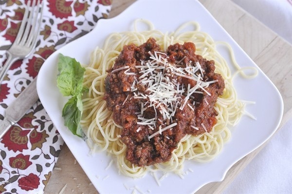 Slow Cooker Bolognese Sauce