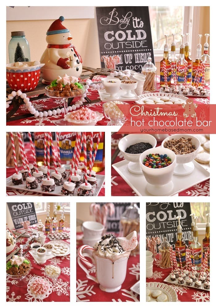 Hot Chocolate Bar collage