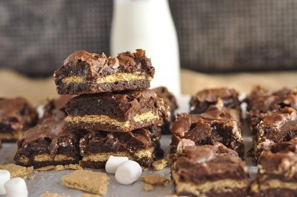 Inside Out S'more Brownies