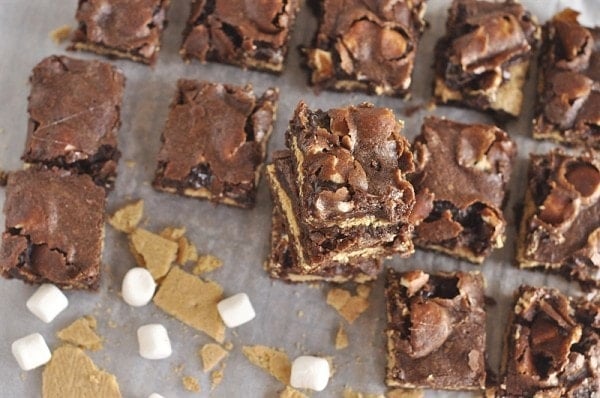 Inside Out S'more Brownies
