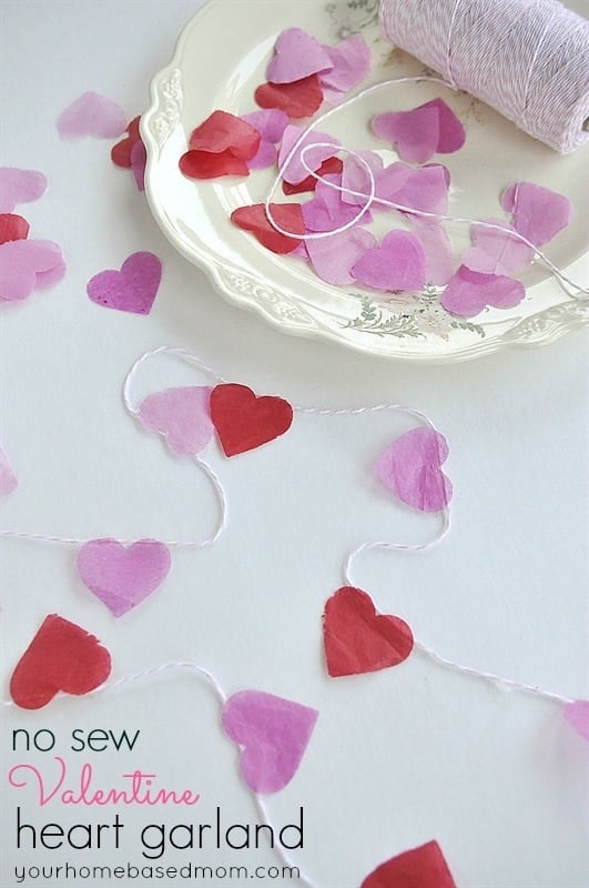 how to make paper garland without sewing