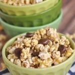 two bowls of milk dud popcorn