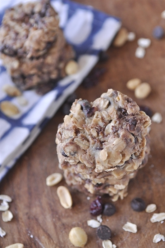 No Bake Peanut Butter Cookies