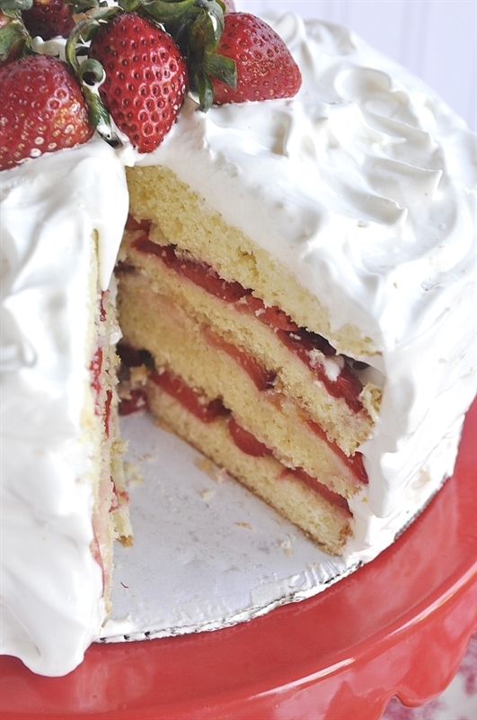 Strawberry Marshmallow Cake Your Homebased Mom