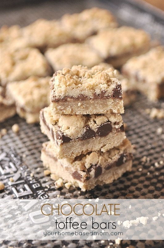 Chocolate Toffee Bars